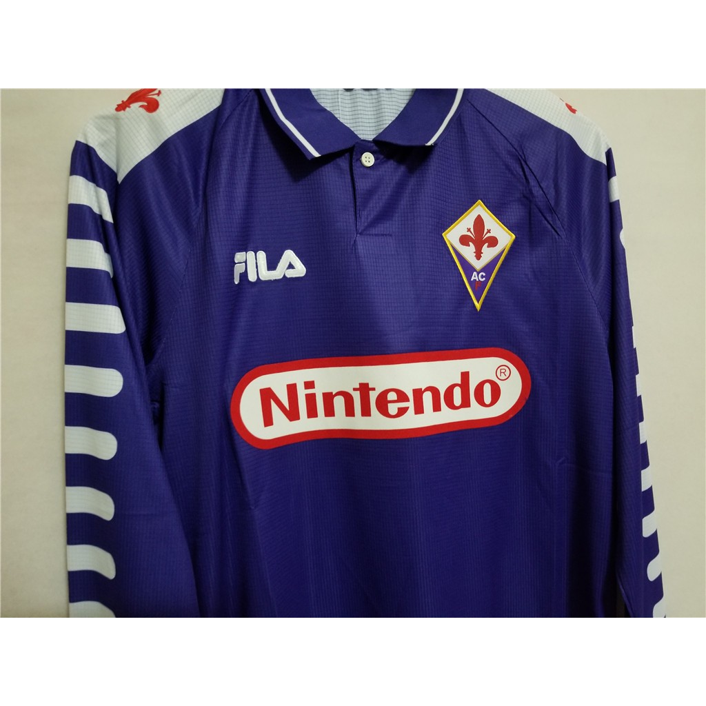 Áo Bóng Đá Dài Tay Phong Cách Fiorentina 98-99