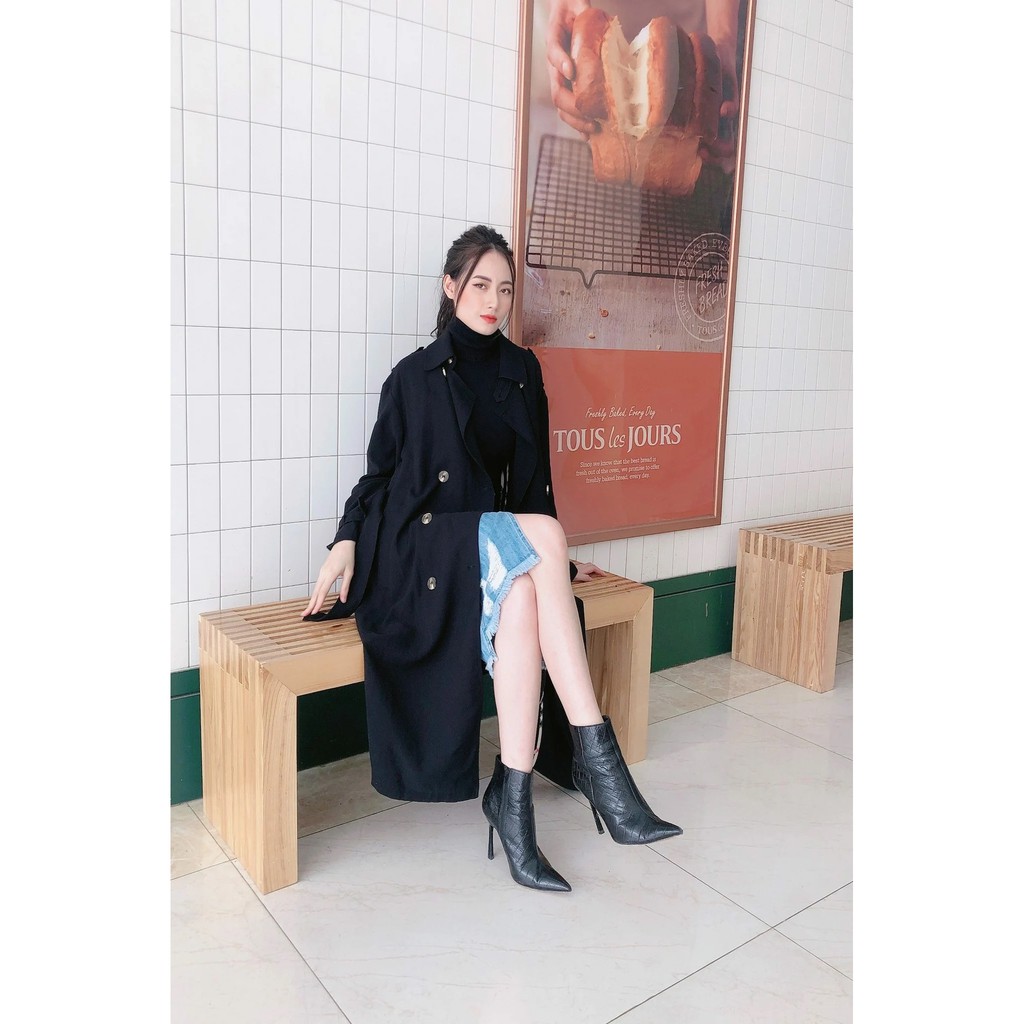 [Mã FASHIONMALLT4 giảm 15% đơn 150k] Eva De Eva Chân váy ngang gối dáng ôm 20ACVE128X | BigBuy360 - bigbuy360.vn