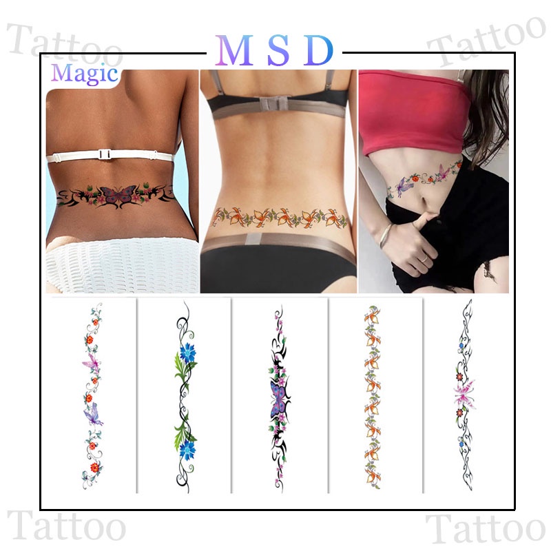 [Hình xăm ma thuật MSD] Không thấm nước 42CMX6CM Dán Hình Xăm Tạm Thời Kéo Dài