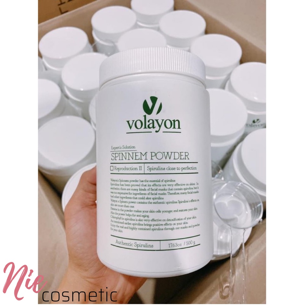 Mặt Nạ Tảo Xoắn Volayon Spinnem Xanh Lá- Xanh Biển - Màu Xám-Cam