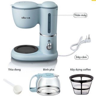 [ORDER] Máy pha cà phê , máy pha trà coffee chính hãng Bear nhỏ gọn tiện dụng