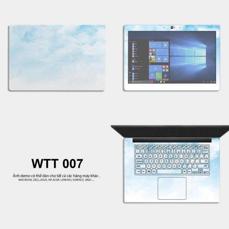 Skin Dán Laptop Chuẩn Kích Thước Từng Model Máy - WTT.007 -Decal Vip