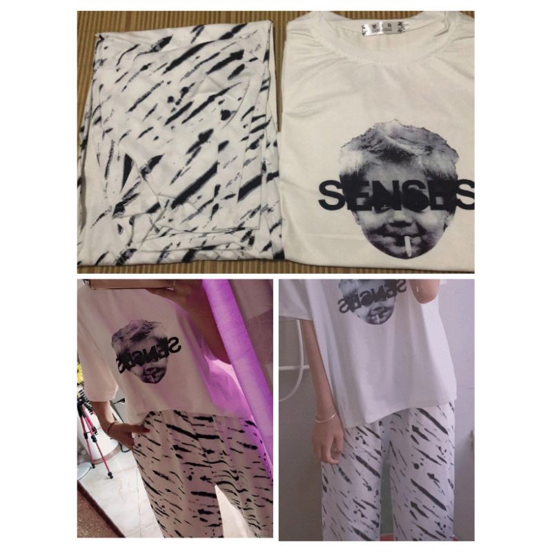 [Mã FAMAYWA2 giảm 10K đơn 50K] [SẴN] SET ĐỒ GỒM ÁO THUN CÁ TÍNH VÀ QUẦN SỌC VẰN DÀI HÀNG ORDER TAO BAO(CÓ ẢNH THẬT) | BigBuy360 - bigbuy360.vn