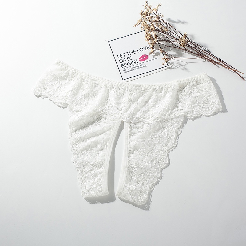 Quần lót ren hở đáy Luly Shine, quần lọt khe sexy có bigsize mã Q63