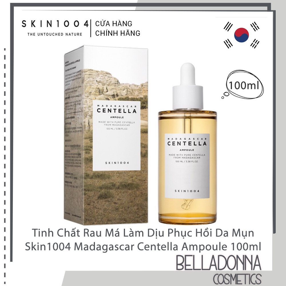 Tinh Chất Rau Má Làm Dịu, Phục Hồi Da Mụn Skin1004 Madagascar Centella 100 Ampoule 100ml