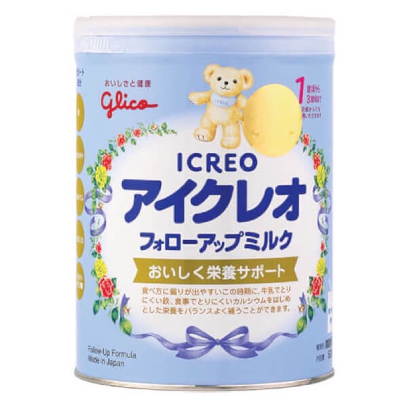 Lon Sữa Nhật Bản Glico Icreo số 1 820g Chính hãng (HSD 28/03/24)