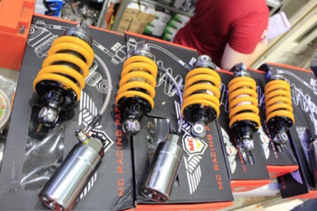 Phuộc bình dầu Mc Racing V2 cho Ex135- Ex150 Ty 14mm