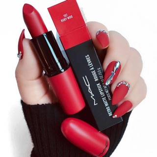 Son Mac phiên bản giới hạn Ruby Woo, Velvet Teddy , See Sheer