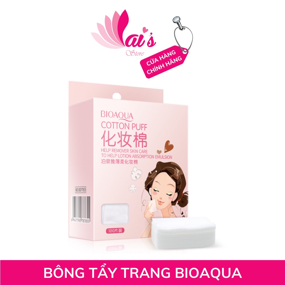 Bông tẩy trang Bioaqua