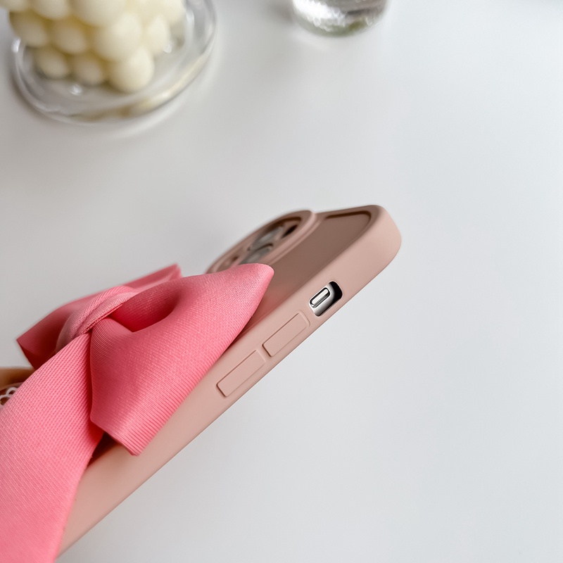 Ốp Điện Thoại Silicon Hình Nơ Mắt To Có Vòng Đeo Tay Cho Xiaomi Redmi Note 11T 11E 10 Pro + Note 8 7 Pro Mi 9 Mix 4