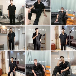Đồ ngủ nam pijama nam mùa hè thoáng mát và sang chảnh chất lụa