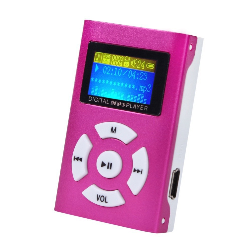 Máy MP3 cổng USB màn hình LCD hỗ trợ thẻ nhớ SD / TF
