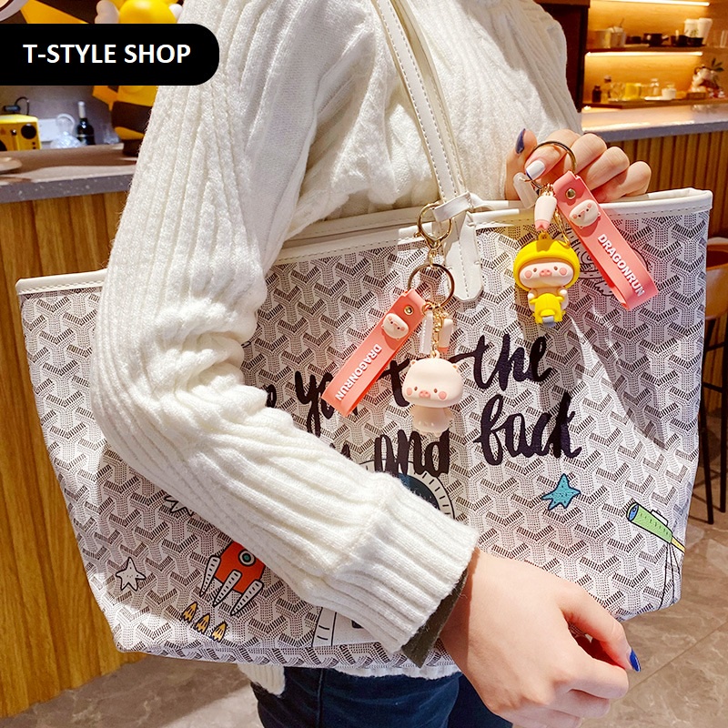 Móc khóa bé Heo đi xe máy