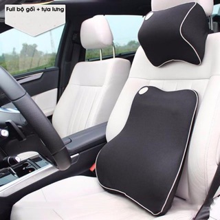 Bộ tựa lưng  gối đầu cao su non Rock