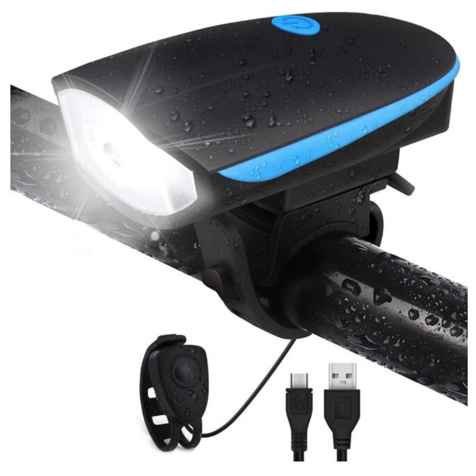 Chuông Kevanly Cho Xe Đạp Chống Thấm Nước Có Thể Sạc Lại Bằng Cổng Usb