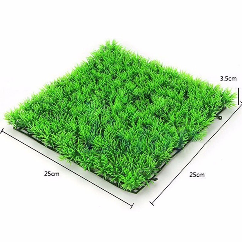 Bụi cỏ nhân tạo trang trí bể cá đẹp mắt