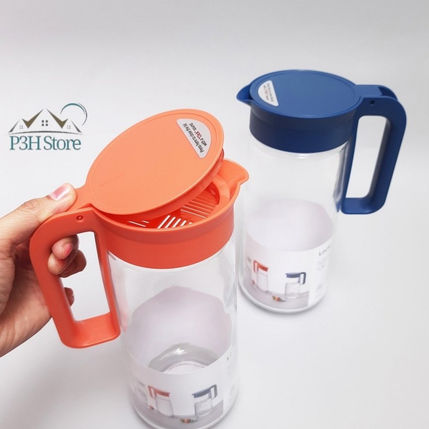 Bình nước thủy tinh LocknLock có quai cầm LLG619 dung tích 1.3L