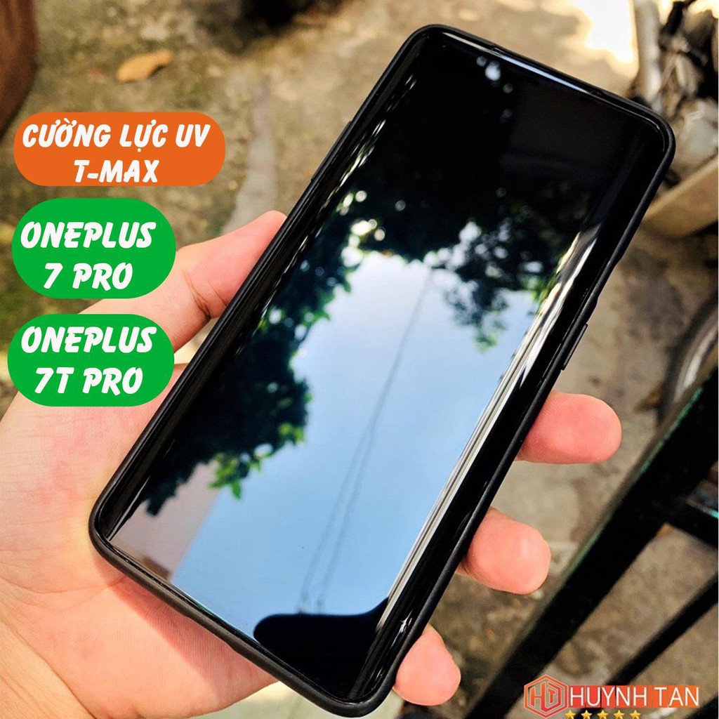 Cường lực UV Oneplus 7 Pro , 7T Pro trong suốt chính hãng T-Max chống va đập,chống trầy xướt,vân tay siêu nhạy