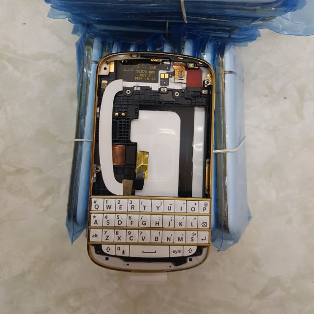 Bộ Vỏ Blackberry Q10 Gold Zin New Chính Hãng