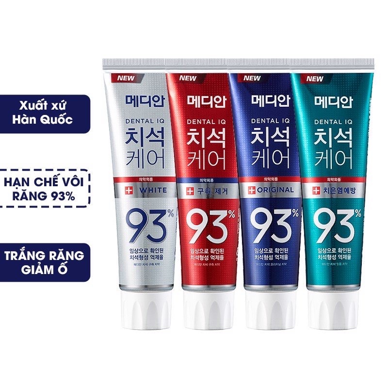 Kem đánh răng Median 93% Hàn Quốc 120g