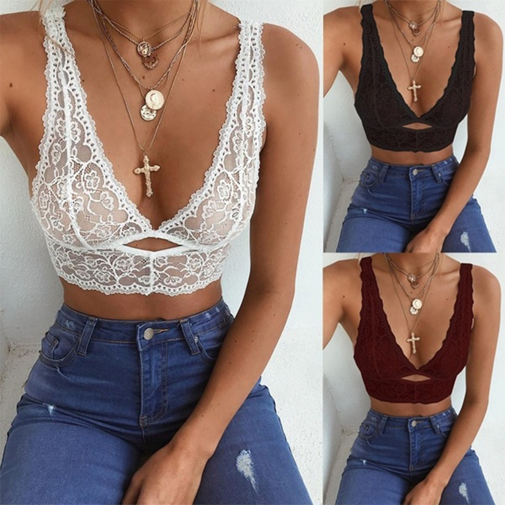 Áo Lót Ren Hoa Nâng Ngực Đầy Màu Sắc Thời Trang Gợi Cảm Cho Nữ