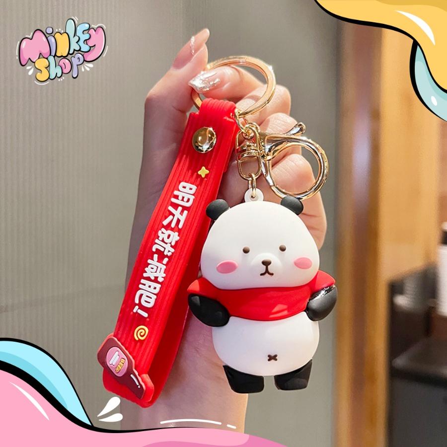 Móc Khoá Động Vật Tập Gym Dễ Thương Nhiều Mẫu Phụ Kiện Túi Xách, Balo, Ô Tô Cute 02MKDV -Minkey