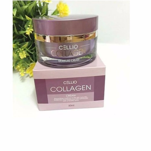 Kem Dưỡng Trắng Da Chống Lão Hóa Cellio Collagen - Hàn Quốc