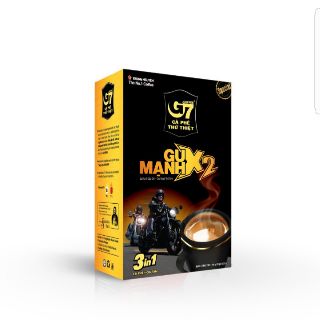 Cà phê Hòa Tan G7 - Gu Mạnh X2 hộp 12 gói Trung Nguyên