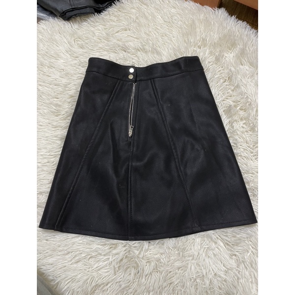 ( Xả hàng ) Chân váy da xịn Quảng châu - 2hand - Size S