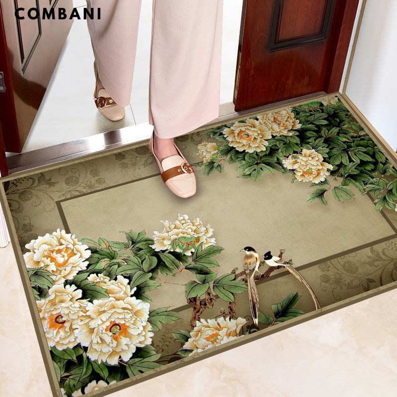 (Chọn mẫu) Thảm Lau Chân 3D Cao Cấp Thấm Nước Chống Trượt KT 40x60cm