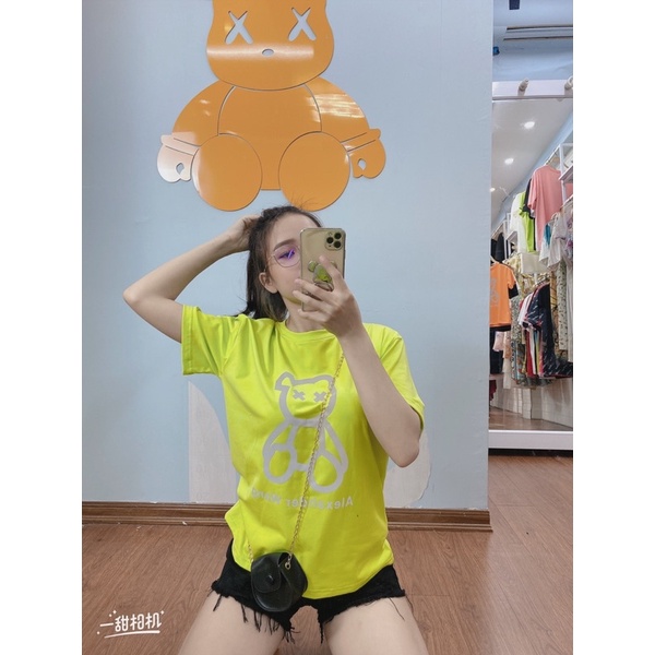 Áo phông nữ, áo thu nữ form rộng phản quang chất cotton thái cực mát tay lỡ năng động | BigBuy360 - bigbuy360.vn