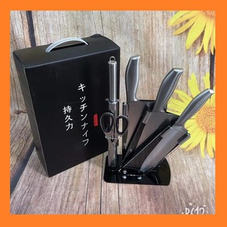 [ComBo] Bộ Dao Nhật 6 món (Tặng Kèm Khay Đựng Dao) .ĐTLV