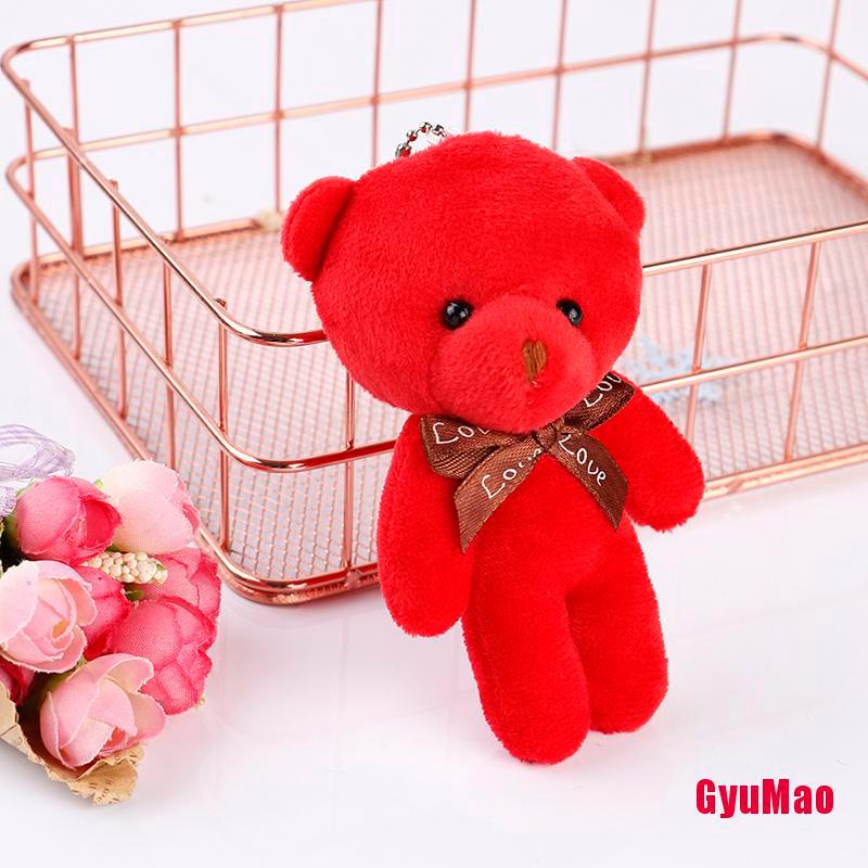 Móc Khóa Hình Gấu Nhồi Bông Mini Dễ Thương