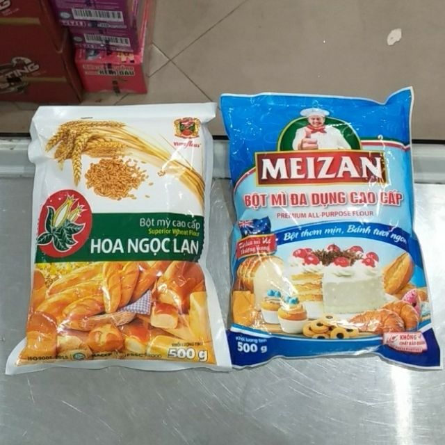 Bột mì đa dụng meizan , hoa ngọc lan 500g 1000g - ảnh sản phẩm 1