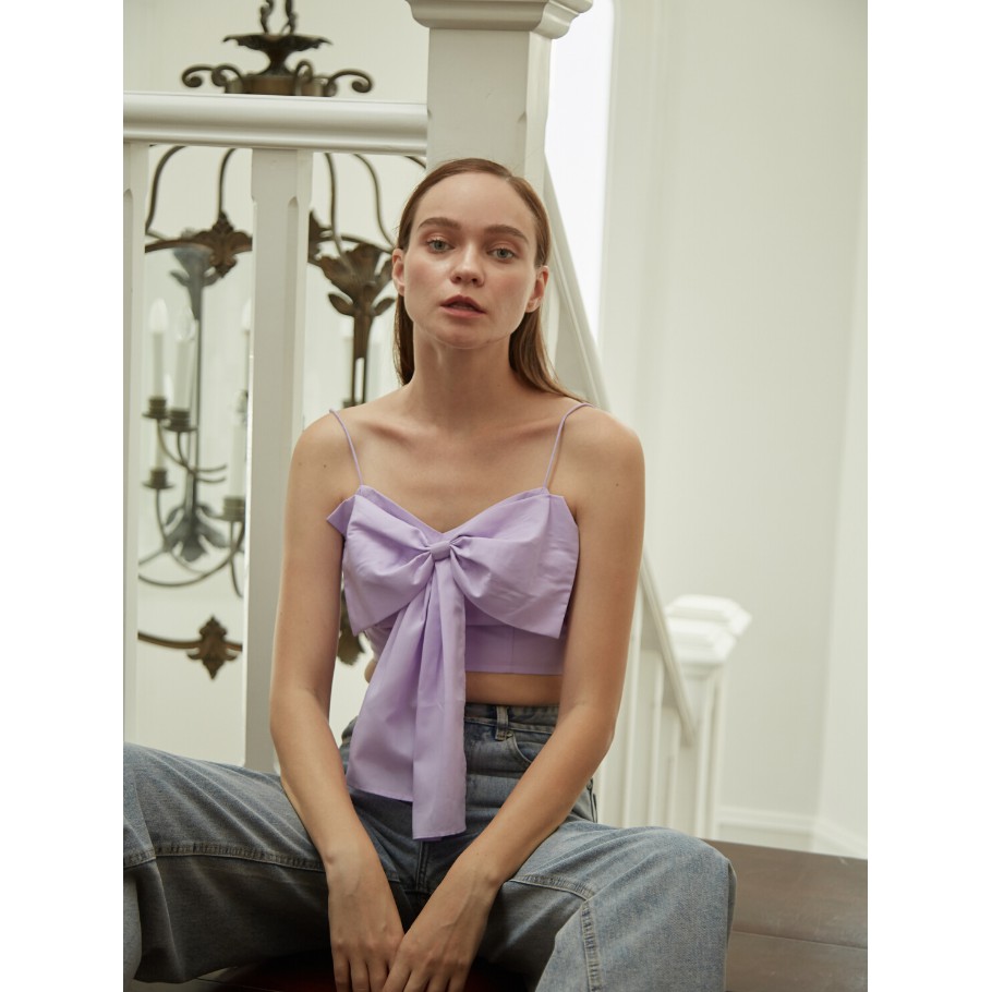 COCO SIN - Áo 2 Dây Nơ Tím | BigBuy360 - bigbuy360.vn