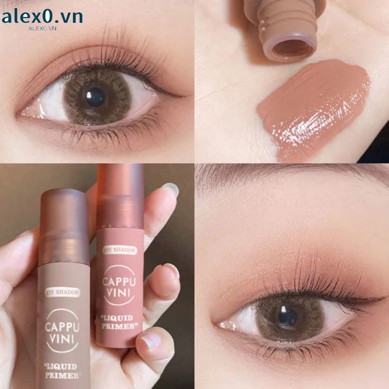 Matte Eyeshadow Primer Velvet Liquid Eyeshadow Cream Long lasting Eyeshadow Liquid Primer Nude Pigment