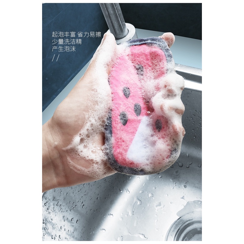 Bông Rửa Chén Dĩa Bằng cotton Không Dầu Tiện Dụng Cho Nhà Bếp