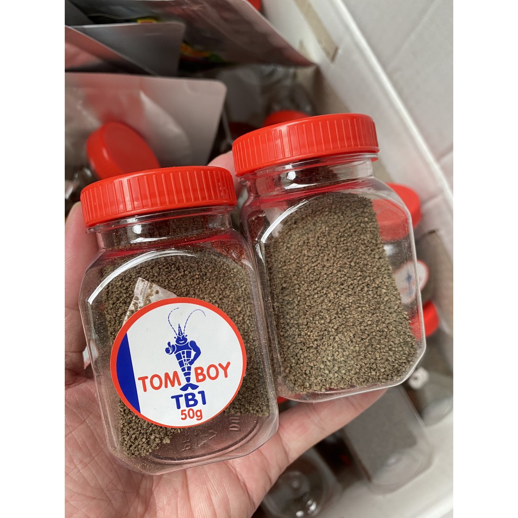 THỨC ĂN CÁM TOMBOY TB2 HỦ 50G DẠNG CHÌM - THỨC ĂN CAO CẤP CHO CÁ BỘT , TÔM VÀ CÁ LOẠI CÁ CẢNH KHÁC. GIÚP TIÊU HÓA T