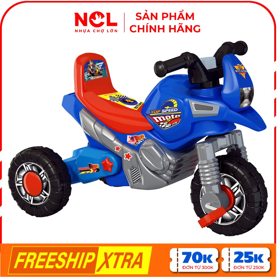 [Nhựa Chợ Lớn] Xe 3 Bánh L7 hình Moto K4 (Không nhạc) - M1674A-X3B