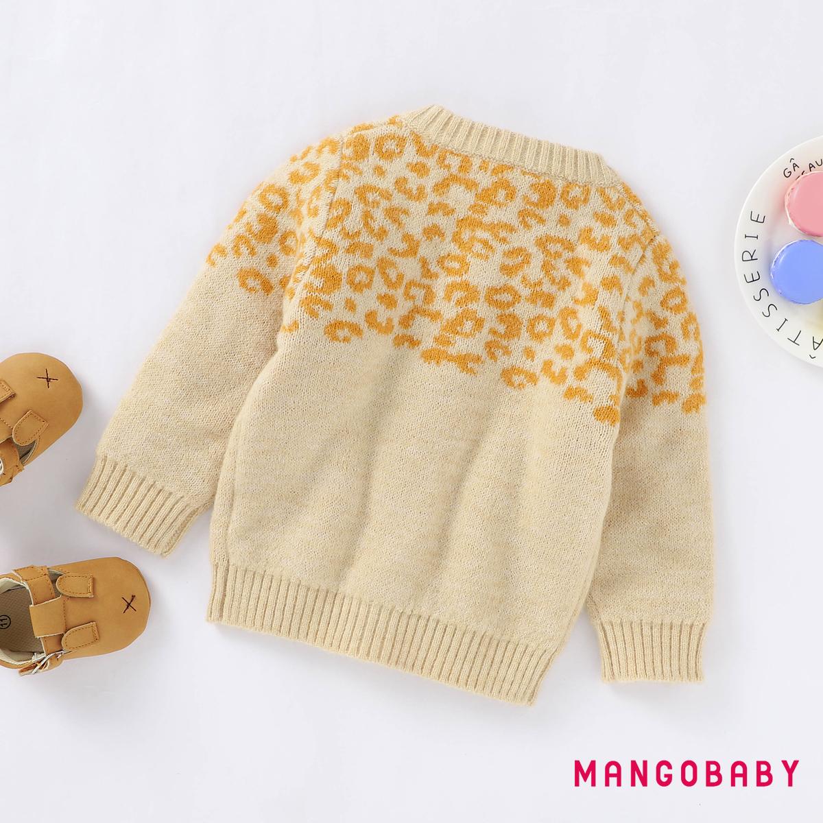 Áo Khoác Cardigan Họa Tiết Da Báo Thời Trang Thu Đông Cho Nữ