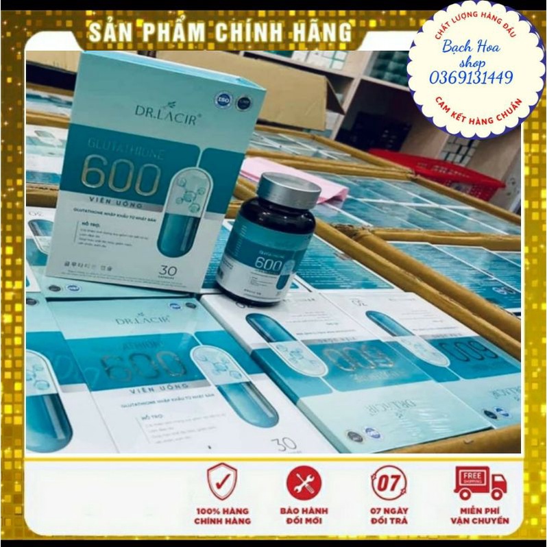 Viên uống trắng da glutathione 600, viên uống đẹp da,viên uống mờ n.á.m t.à.n n.ha.ng viên uống glu