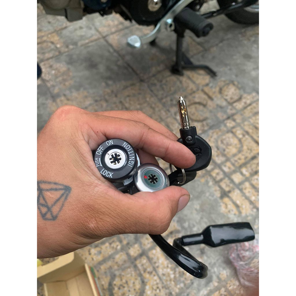 Ổ khoá 8 cạnh hàng Thái sản xuất hiệu MIU ✅ Gắn lên xe bao đp bao bẻ khoá