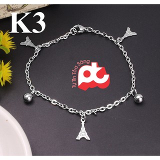 (combo 10 cái ) LẮC TAY / CHÂN INOX DỄ THƯƠNG