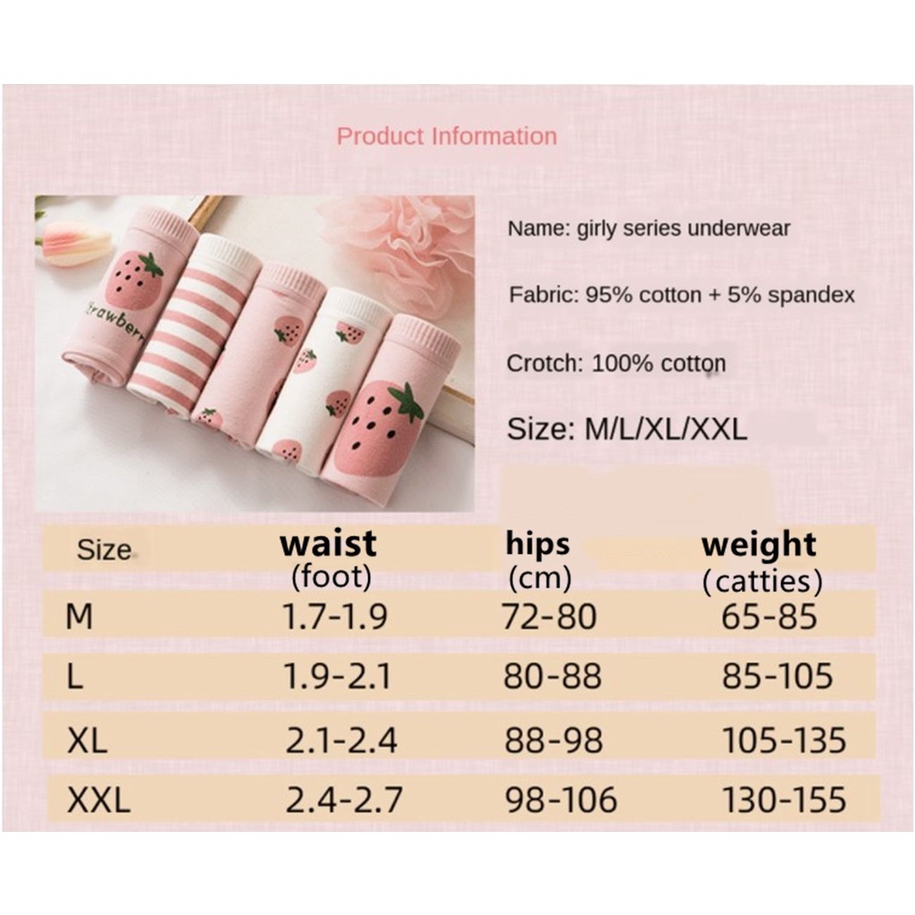 Quần lót cotton lưng vừa thoải mái thời trang cho nữ