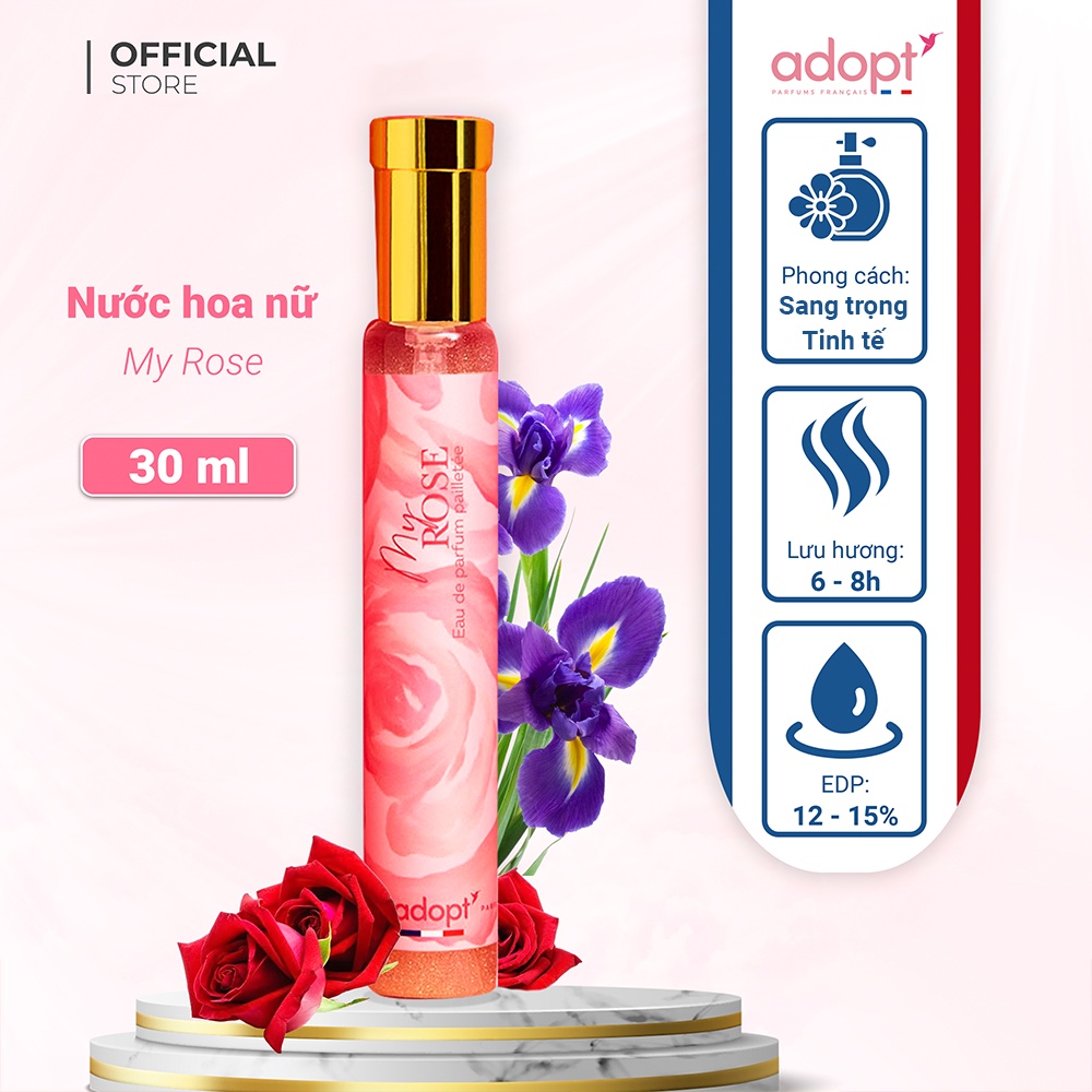 Nước Hoa Nữ Adopt Hương Hoa Hồng Cuốn Hút - MY ROSE