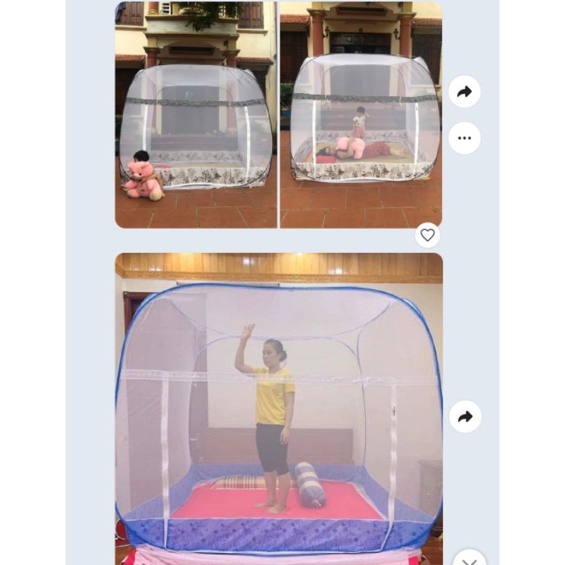 Màn chụp tự bung đỉnh vuông