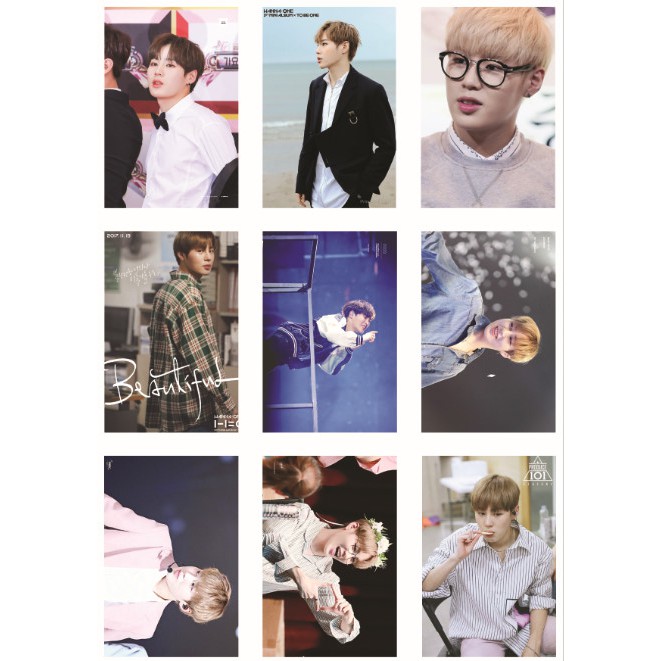Lomo card 72 ảnh thành viên WANNA ONE - HA SUNGWOON