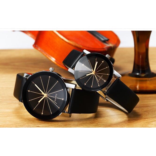 [QUÁ ĐẸP] ĐỒNG HỒ CẶP ĐÔI NAM NỮ DÂY DA MẶT ĐÁ THẠCH ANH CỰC ĐẸP | BigBuy360 - bigbuy360.vn