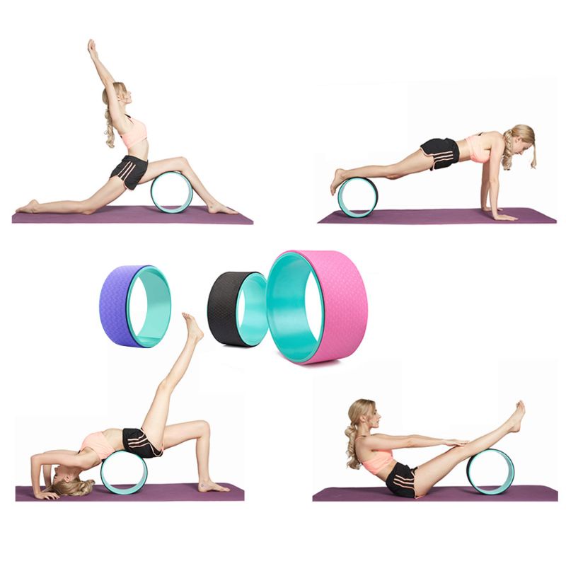 Vòng Bánh Xe Tập Yoga Giảm Đau Lưng Tiện Dụng