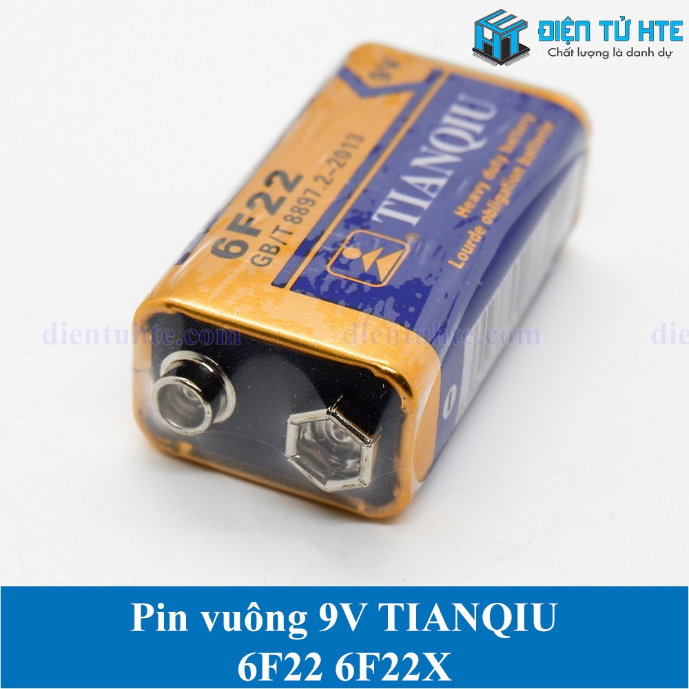 Pin vuông TIANQIU 6F22 6F22X 9V